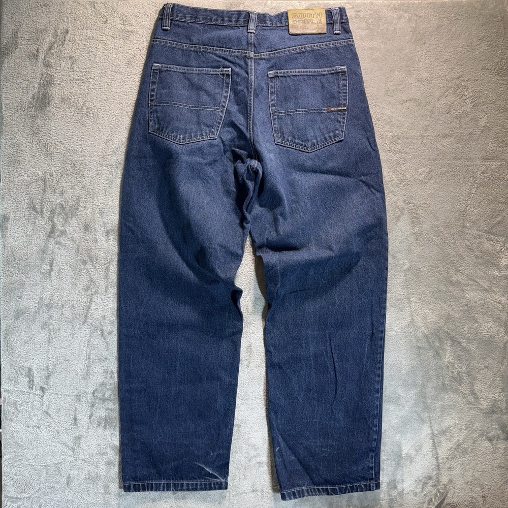 Southpole‎ Jeans Mens 34 (35x34) Blue Denim Baggy Y2K 2000's Skater
